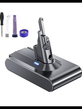 8000mAh Replacement Battery for Dyson, 21.6V Li-ion Battery Compatible